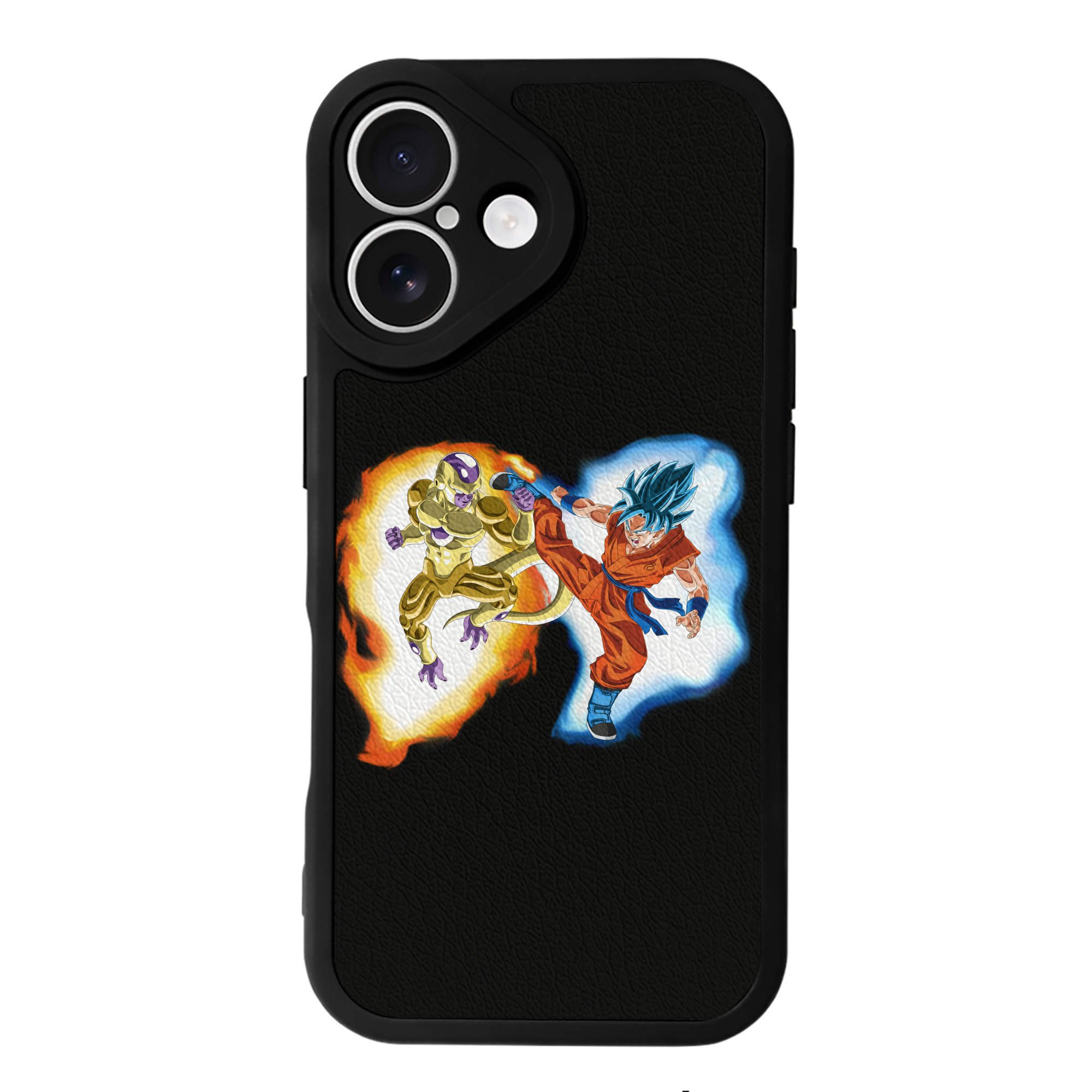 （画像用） ドラゴンボール フリーザ DRAGON BALL Frieza 【iPhone 16シリーズ対応】シリコンスマホケース（レザー調） 材質：シリコン